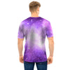 Abstract Purple Galaxy Space Men T Shirt-grizzshop