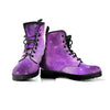Abstract Purple Galaxy Space Men's Boots-grizzshop