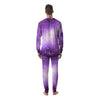 Abstract Purple Galaxy Space Men's Pajamas-grizzshop