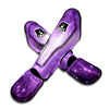 Abstract Purple Galaxy Space Muay Thai Shin Guard-grizzshop