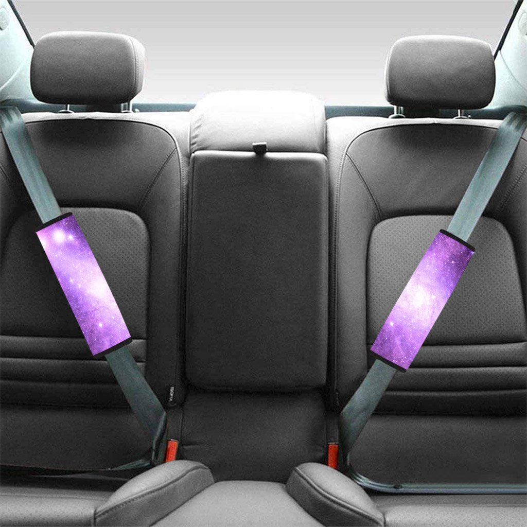 Abstract Purple Galaxy Space Seat Belt Cover-grizzshop