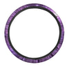 Abstract Purple Galaxy Space Steering Wheel Cover-grizzshop