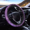 Abstract Purple Galaxy Space Steering Wheel Cover-grizzshop