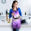 Abstract Purple Galaxy Space Women's Apron-grizzshop