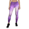 Abstract Purple Galaxy Space Women's Leggings-grizzshop