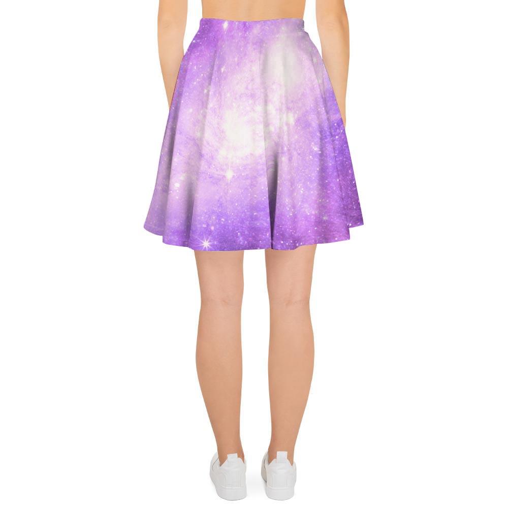 Abstract Purple Galaxy Space Women's Skirt-grizzshop
