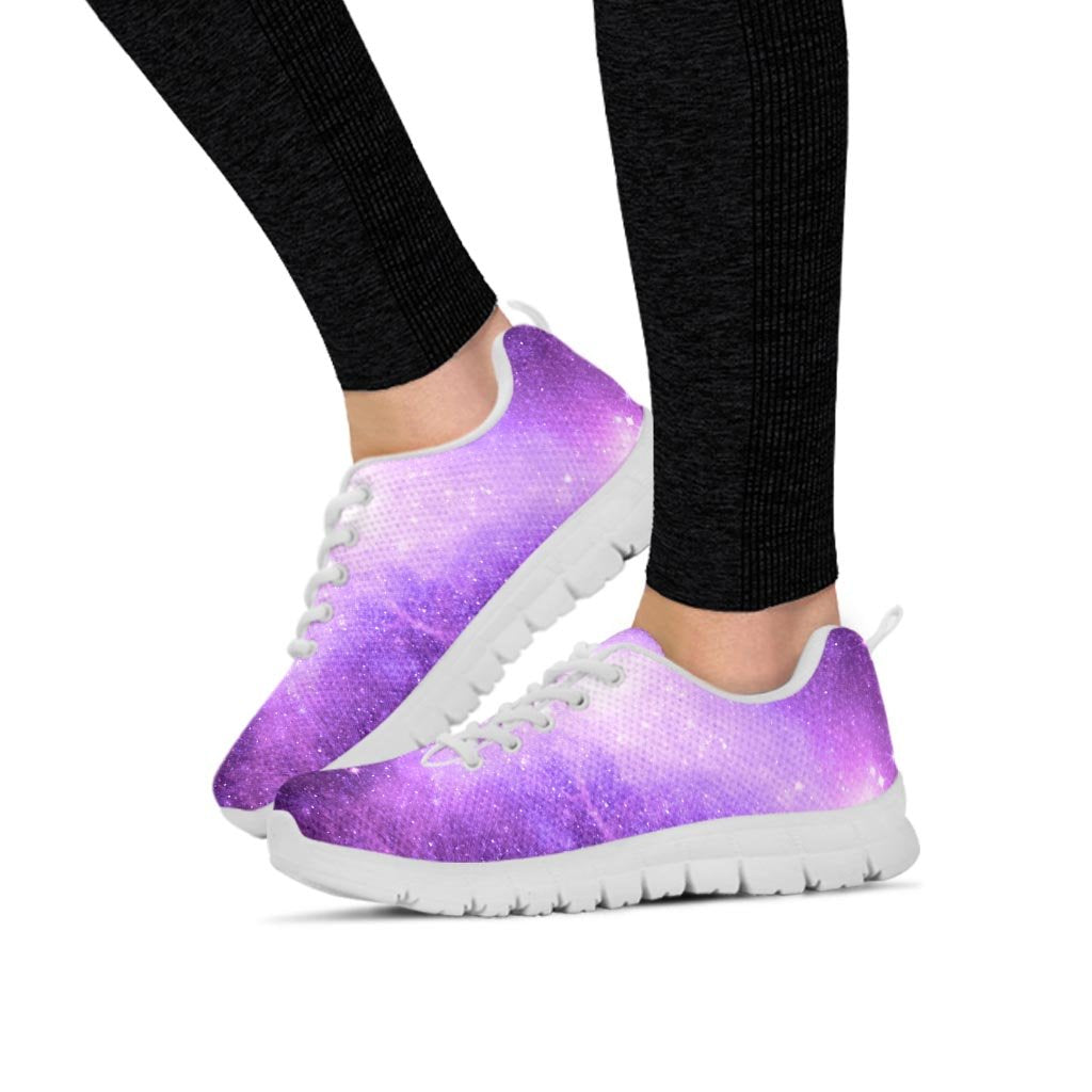 Abstract Purple Galaxy Space Women's Sneakers-grizzshop