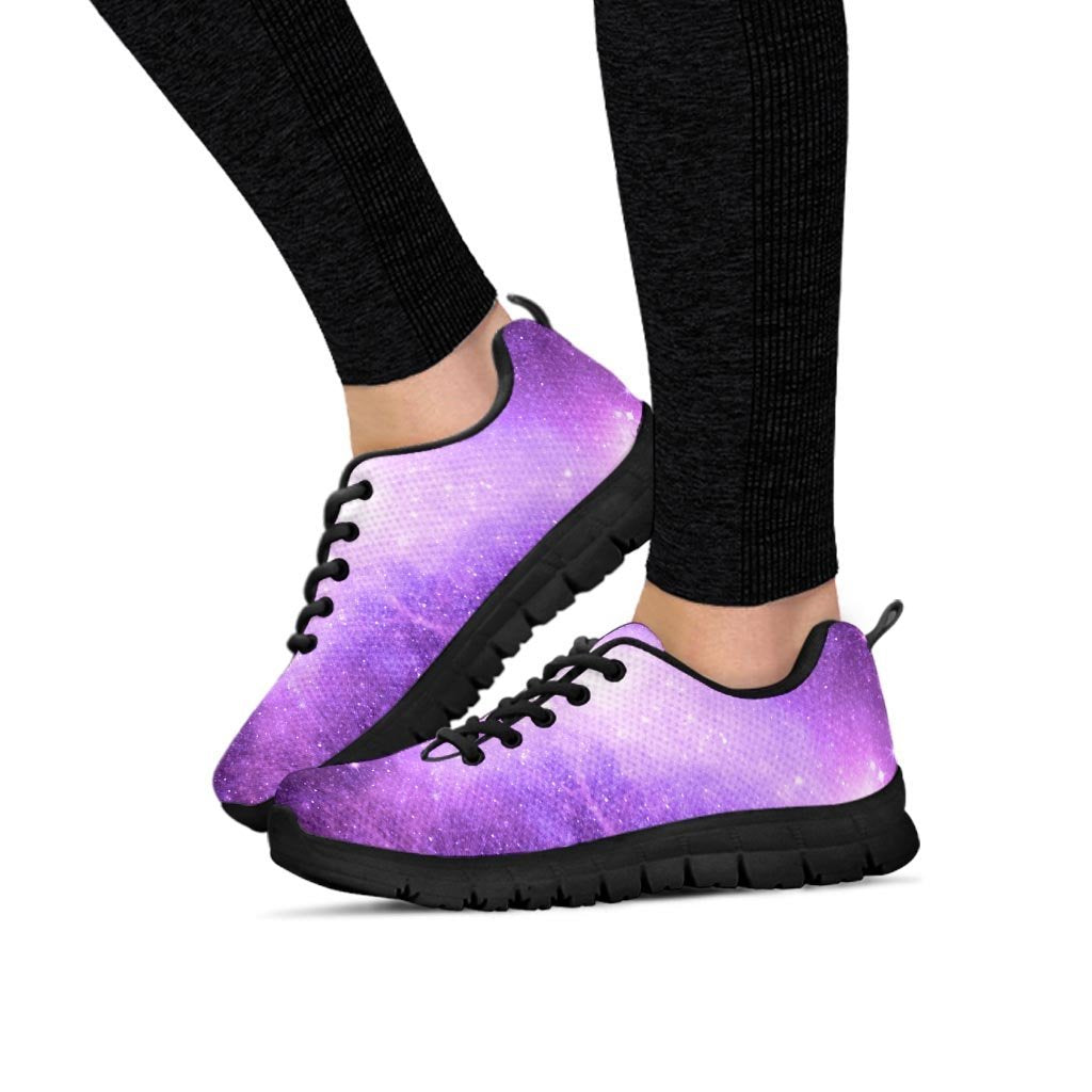 Abstract Purple Galaxy Space Women's Sneakers-grizzshop