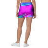 Abstract Purple Iridescent Mini Skirt-grizzshop