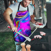 Abstract Purple Men's Apron-grizzshop