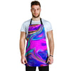 Abstract Purple Men's Apron-grizzshop