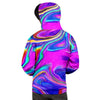 Abstract Purple Men's Hoodie-grizzshop