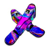 Abstract Purple Muay Thai Shin Guard-grizzshop