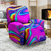 Abstract Purple Recliner Cover-grizzshop