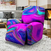 Abstract Purple Recliner Cover-grizzshop