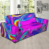 Abstract Purple Sofa Cover-grizzshop