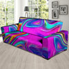 Abstract Purple Sofa Cover-grizzshop