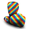 Abstract Rainbow Peace Signs And LGBT Print Pattern Boxing Gloves-grizzshop