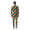 Abstract Rainbow Peace Signs And LGBT Print Pattern Men's Pajamas-grizzshop