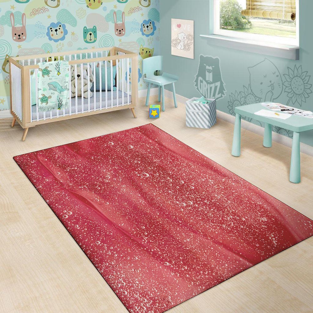 Abstract Red Liquid Floor Mat-grizzshop