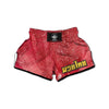 Abstract Red Liquid Muay Thai Boxing Shorts-grizzshop