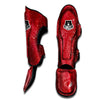 Abstract Red Liquid Muay Thai Shin Guards-grizzshop