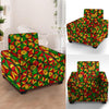 Abstract Reggae Rasta Armchair Cover-grizzshop