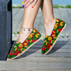 Abstract Reggae Rasta Canvas Shoes-grizzshop