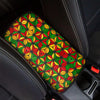 Abstract Reggae Rasta Car Console Cover-grizzshop