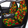 Abstract Reggae Rasta Car Seat Covers-grizzshop