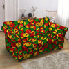 Abstract Reggae Rasta Loveseat Cover-grizzshop