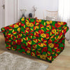 Abstract Reggae Rasta Loveseat Cover-grizzshop