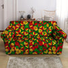 Abstract Reggae Rasta Loveseat Cover-grizzshop