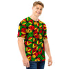 Abstract Reggae Rasta Men T Shirt-grizzshop