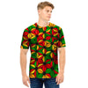 Abstract Reggae Rasta Men T Shirt-grizzshop