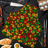 Abstract Reggae Rasta Men's Apron-grizzshop