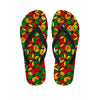 Abstract Reggae Rasta Men's Flip Flops-grizzshop