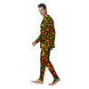 Abstract Reggae Rasta Men's Pajamas-grizzshop