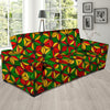 Abstract Reggae Rasta Sofa Cover-grizzshop