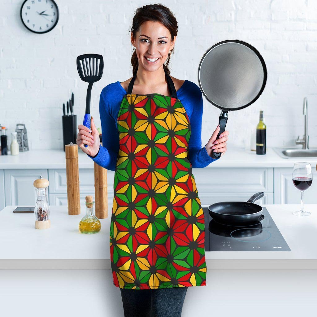 Abstract Reggae Rasta Women's Apron-grizzshop