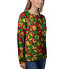 Abstract Reggae Rasta Women's Sweatshirt-grizzshop