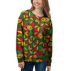 Abstract Reggae Rasta Women's Sweatshirt-grizzshop