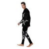 Abstract Rock Grunge Monochrome Print Men's Pajamas-grizzshop