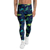 Abstract Shark Print Pattern Men's Leggings-grizzshop