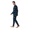 Abstract Shark Print Pattern Men's Pajamas-grizzshop