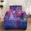 Abstract Starfield Galaxy Space Armchair Cover-grizzshop