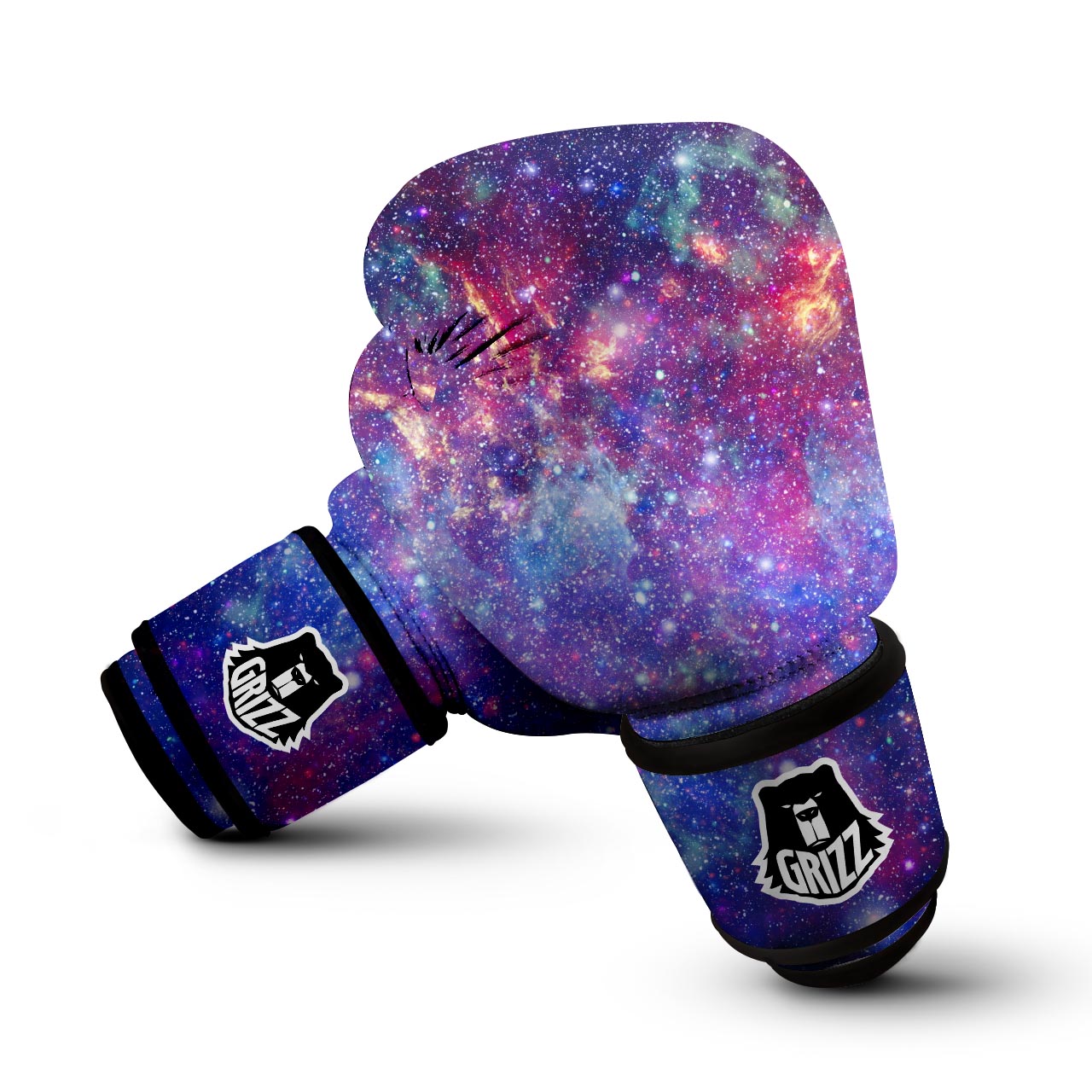 Abstract Starfield Galaxy Space Boxing Gloves-grizzshop