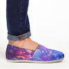 Abstract Starfield Galaxy Space Canvas Shoes-grizzshop