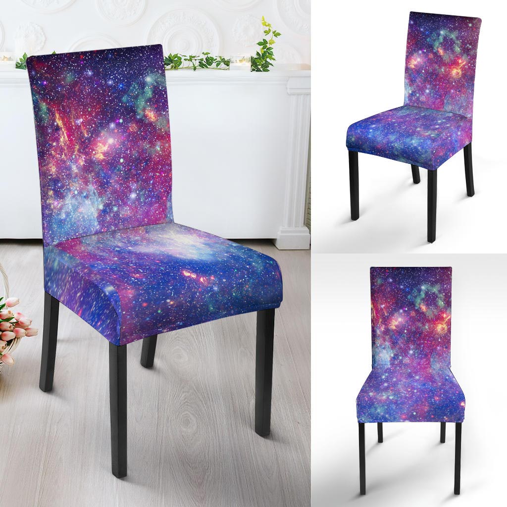 Abstract Starfield Galaxy Space Chair Cover-grizzshop