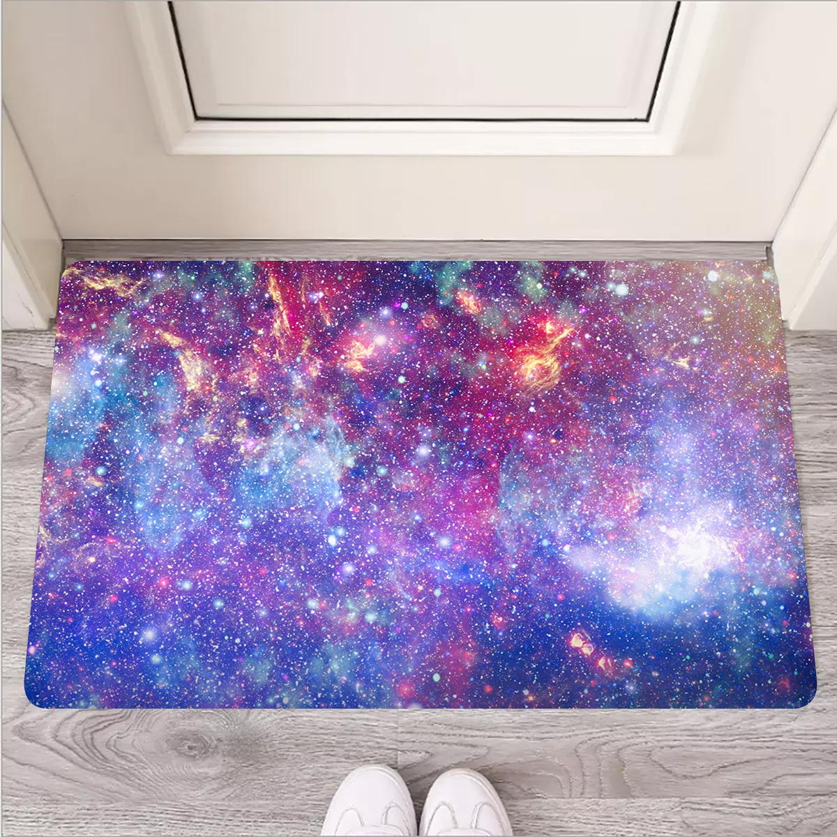 Abstract Starfield Galaxy Space Door Mat-grizzshop